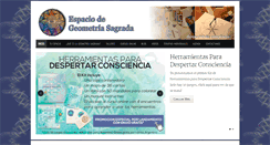 Desktop Screenshot of espaciodegeometriasagrada.com